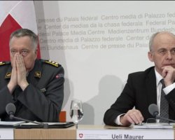 Ungenügender Leistungsausweis: Armeechef Blattmann und Verteidigungsminister Maurer.
